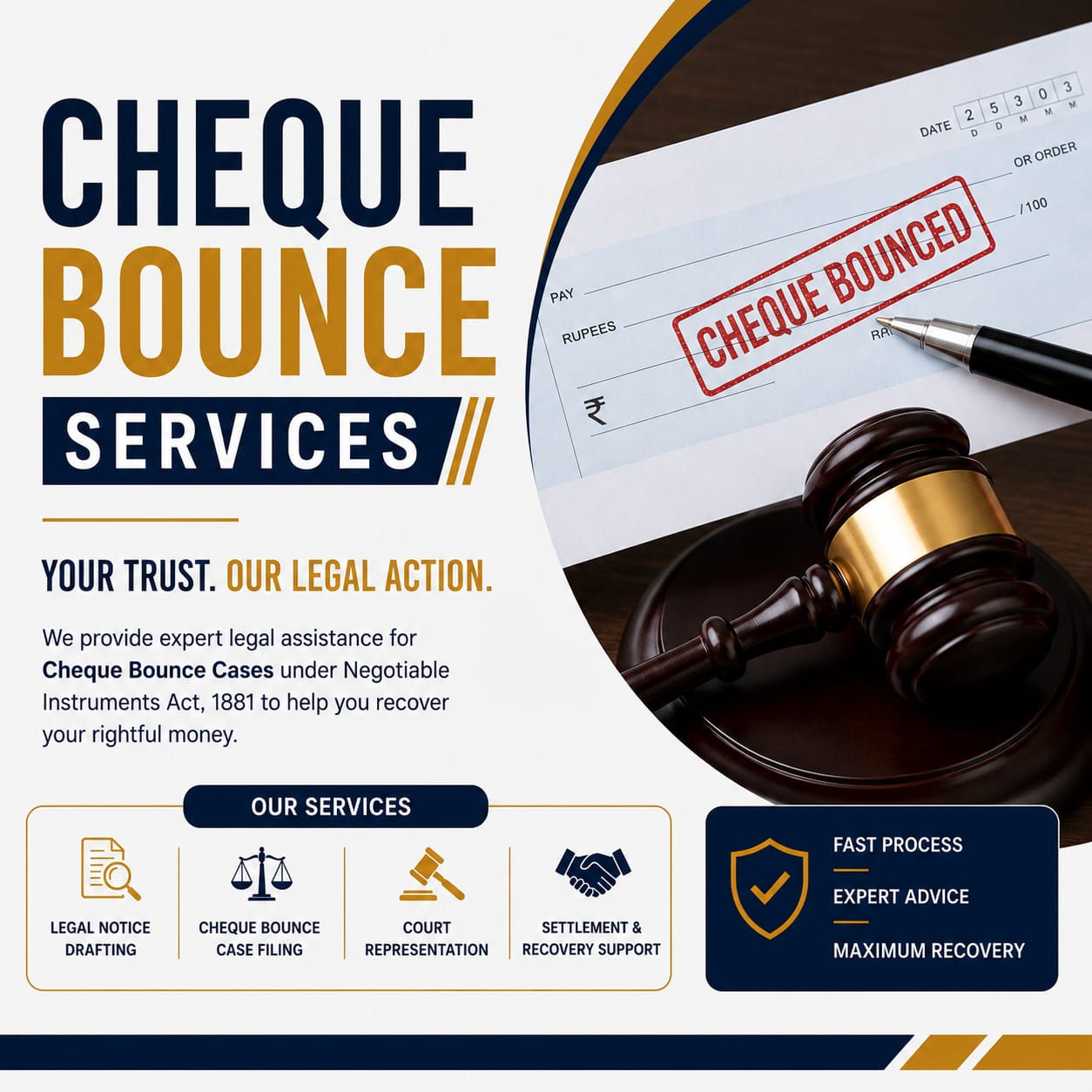 Cheque Bounce Cases in India: Legal Process, Section 138, Notice and Remedies